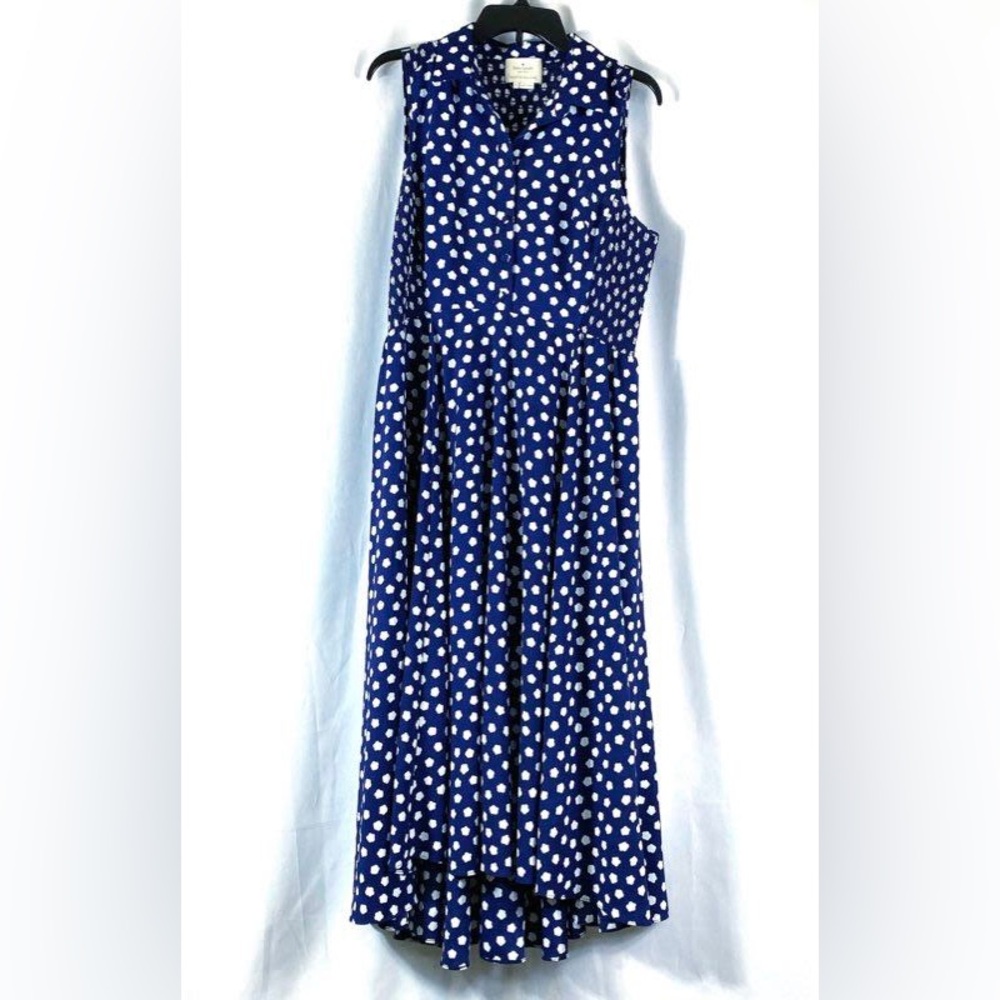 Kate Spade Cali Dreaming Women's Blue Sleeveless Clouds Size 8